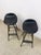 Mid 20th Century Rare Erik Buch MCM Teak Barstool Pair Danish Modern Vintage Collector Find For Sale - Image 5 of 12