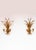 1970s Italian Gilt Metal Wall Sconces with Leaves and Ears of Wheat, 1970s, Set of 2 For Sale - Image 5 of 8