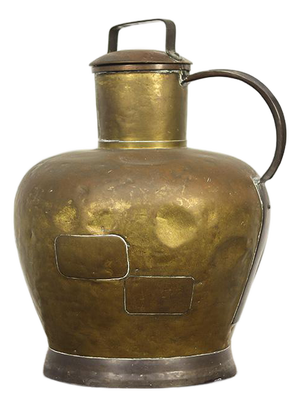 Large French Brass Canne à Lait or Milk Jug