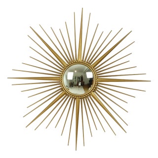 Large Vintage Sun Mirror from Vallauris, 1960s For Sale