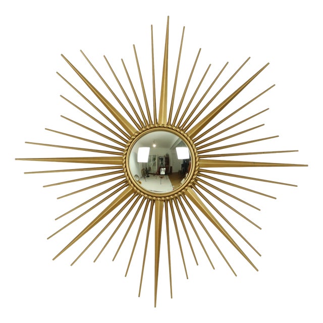 Large Vintage Sun Mirror from Vallauris, 1960s For Sale