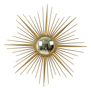 Large Vintage Sun Mirror from Vallauris, 1960s