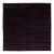 Contemporary Tibetan Hand-Knotted Wool and Silk Rug With Deep Plum Stripes For Sale