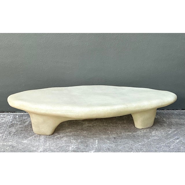 Vintage Molded Resin Biomorphic Coffee Table For Sale In West Palm - Image 6 of 12