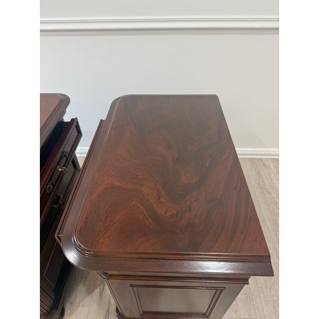 Ralph Lauren Furniture a Pair of Nighstands For Sale - Image 9 of 12