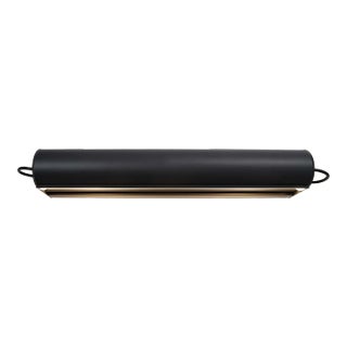 Charlotte Perriand 'Applique Cylindrique Longue' Wall Lamp in Anthracite For Sale
