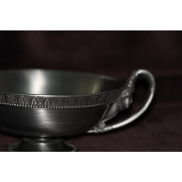 Vintage Silver Vase with Handles, 1950s For Sale - Image 9 of 16