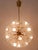 Gold 17-Light Dandelion Chandelier by Emil Stejnar for Rupert Nikoll 1950s For Sale - Image 8 of 18