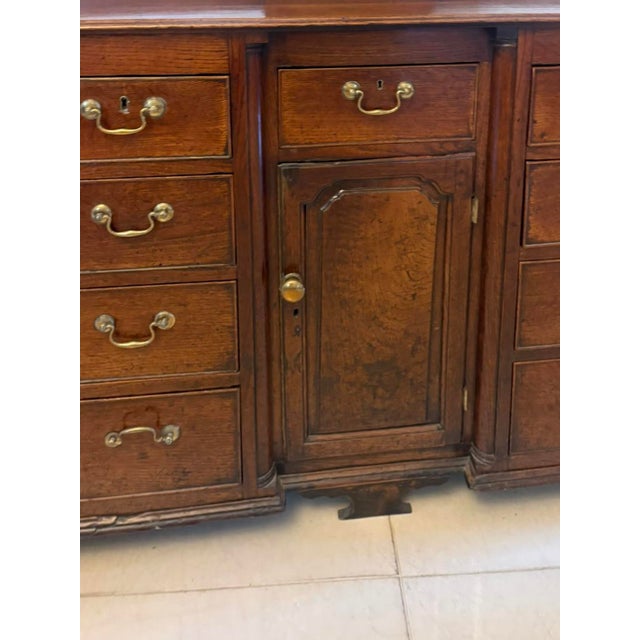 Antique Georgian Lancashire Oak Dresser and Plate Rack, 1780 For Sale - Image 15 of 18