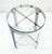 Metal Polished Chrome Round 2 Tier Glass Top Side Lamp Stand Studio Table Mid Century For Sale - Image 7 of 8