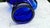 German Navy Blue Glass Head, 1970s For Sale - Image 4 of 8