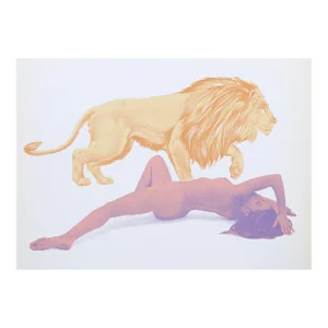 Leo, Mel Ramos Screen Print