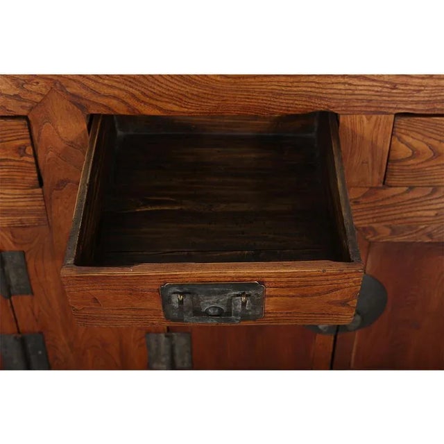 Cinnamon 19th Century Chinese Double Unit Sideboard For Sale - Image 8 of 11