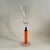 1990s Postmodern Memphis Style Hand-Blown Art Glass Champagne Flute For Sale - Image 10 of 11