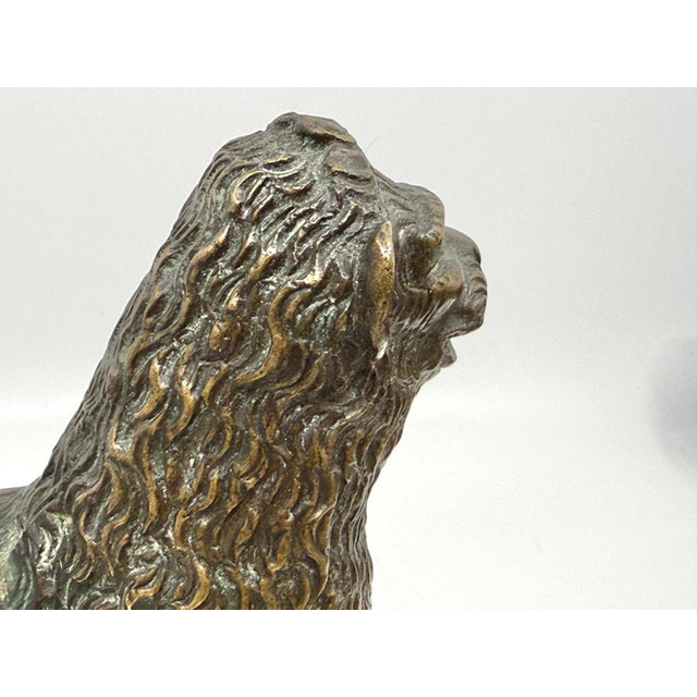 15th Century & Earlier Antique Medieval Bronze Sculpture of a Lion For Sale - Image 5 of 18