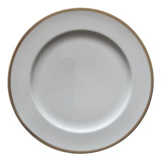 Medaillon Méandre d’Or Service Plate by Versace for Rosenthal, 1990s For Sale