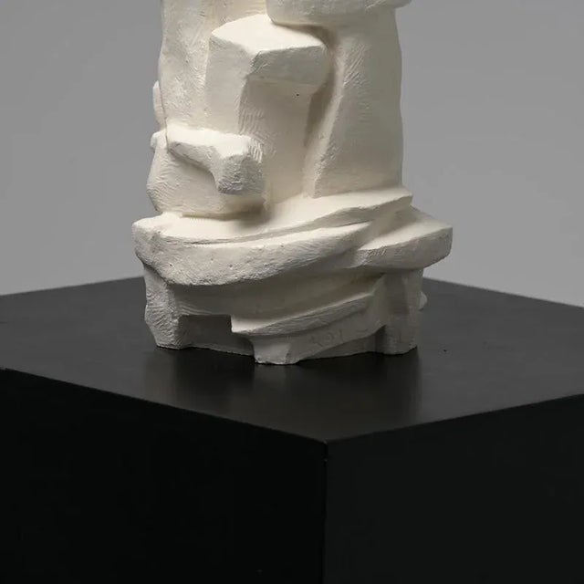Jan Keustermans, Abstract Sculpture, Plaster For Sale - Image 13 of 18