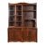 Don Shoemaker Studio Crafted Carved Cocobolo Rosewood Breakfront Bookcase Cabinet, Circa 1970s For Sale