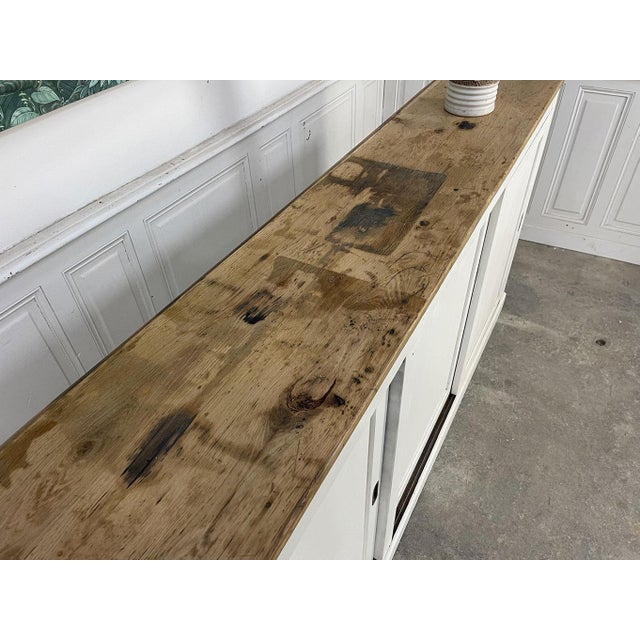 Wood Mid-Century Light-Colored Sideboard, 1950s For Sale - Image 7 of 10