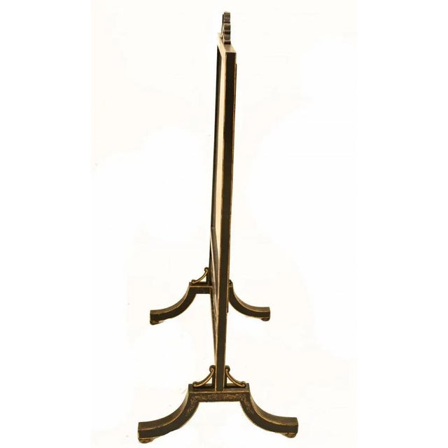 Regency Chinoiserie Lacquer Screen Tapestry, 1840 For Sale - Image 10 of 13