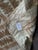 Tan Suzani Tribal Textile — Neutral Tan Uzbek Tablecloth For Sale - Image 8 of 8