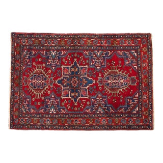 Vintage Fine Karaja Rug - 3'2" X 4'7" For Sale