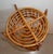Brown Vintage Bottle Holder Bamboo Bottle Holder Cart, 1960s For Sale - Image 8 of 13