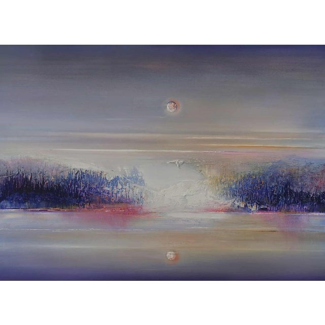 Barbara Hubert, Bright Night, 2025, Oil on Canvas For Sale - Image 6 of 6