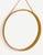 1960s Mid-Century Modern Round Wooden Wall Mirror with Rope, 1950s For Sale - Image 5 of 15