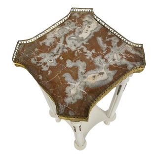 French Belle Epoque Painted Pedestal Stand, 1880 For Sale