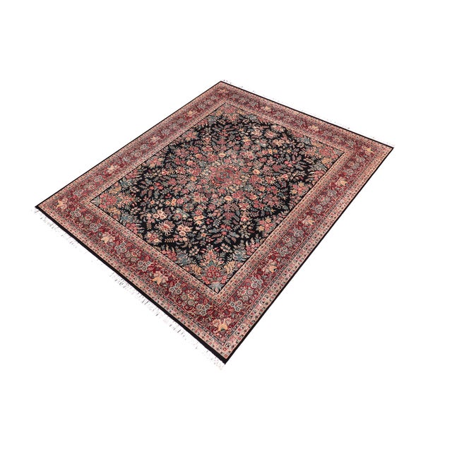 Designed with mesmerizing intricacy and gorgeous color palette, this hand-knotted masterpiece demonstrates the beauty and...