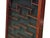 Chinese Brown Rectangular Glass Door Wall Mount Curio Display Chest For Sale - Image 10 of 12