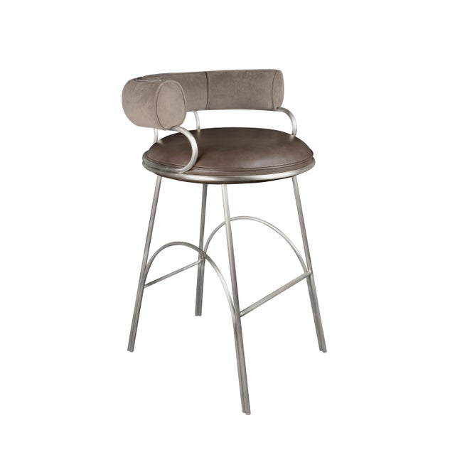 Austin Bar Chair by Porus Studio For Sale - Image 11 of 11