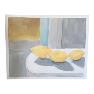"Lemons" Acrylic on Canvas Painting For Sale