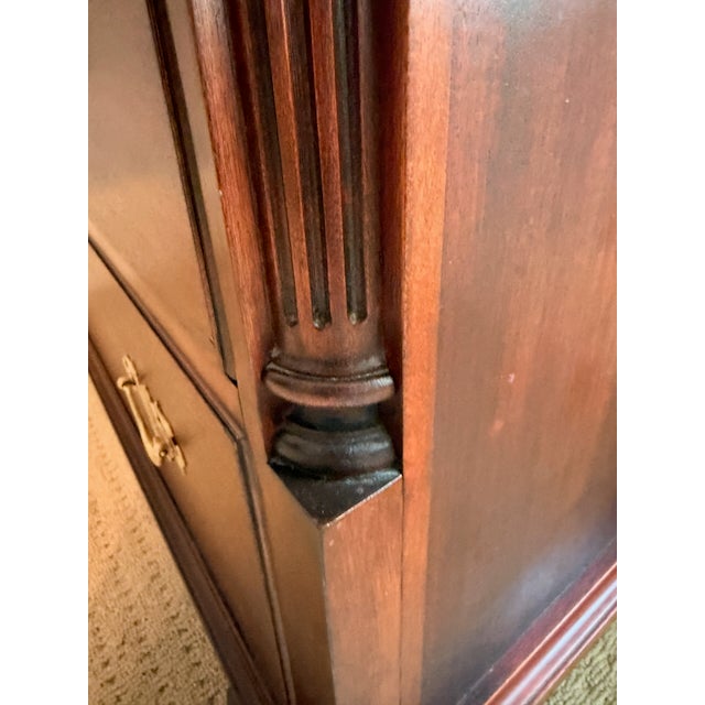 Antique Chippendale Solid Mahogany Highboy Dresser by Northern Furniture Co For Sale - Image 11 of 18