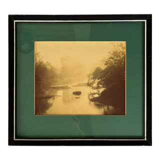 Vintage River Water Scene Photograph For Sale