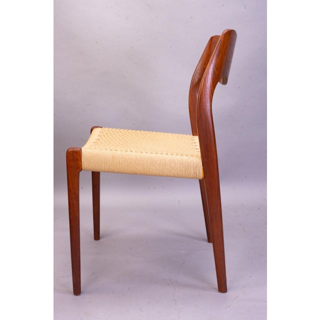 Teak Model 71 Dining Chairs by Niels Møller for J. L. Møllers, 1960s, Set of 6 For Sale - Image 12 of 18