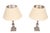 1920s Rococo Silver Plated Table Lamps, 1920s, Set of 2 For Sale - Image 5 of 14