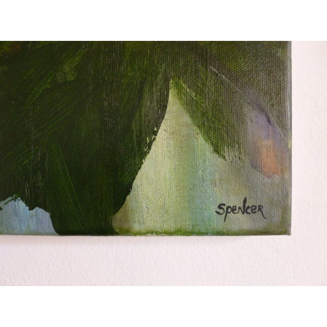 2020s "Last Light" Abstract Oil and Acrylic Landscape Painting by Scott Spencer For Sale - Image 5 of 5