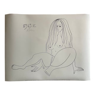 Pablo Picasso (1881-1973), Nu Assis, 1969, Copyright Sucession Picasso/ Vg Bild Kunst Bonn 2002, Printed in Germany For Sale