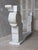 Antique Baroque Marble Console Table with Glass Top For Sale - Image 15 of 16