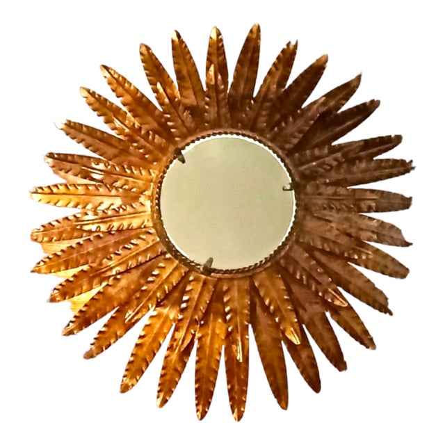 Spanish Sun Wall Lamp in Metal For Sale - Image 17 of 17