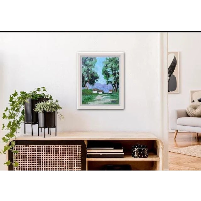 Eucalyptus Trees 11x14 canvas panel Signed: Haas Unframed. Frames shown are sample only.