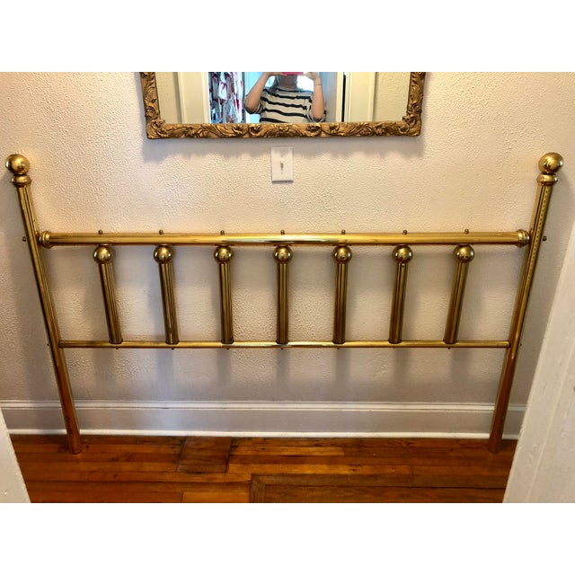 Vintage Brass King Headboard Chairish