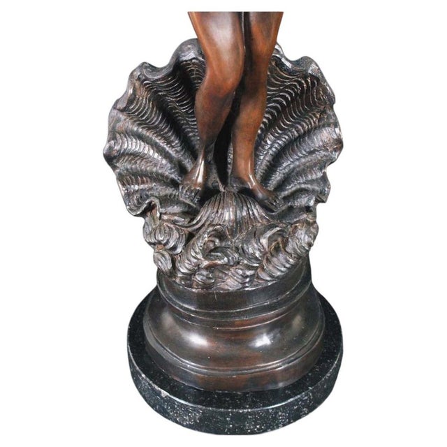 Large Mythological Bronze Venus Sculpture from James Hunt, 1890s For Sale - Image 6 of 9