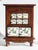 Antique Dutch Farmhouse Wooden Ceramic Floral Spice Cabinet, 1950s For Sale - Image 10 of 14