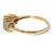 Early 21st Century 14k Yellow Gold Marquise Cut Natural Diamond Ring For Sale - Image 5 of 10
