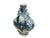 Chinese Blue White Porcelain MoonFlask Scenery Graphic Art Vase For Sale - Image 10 of 15