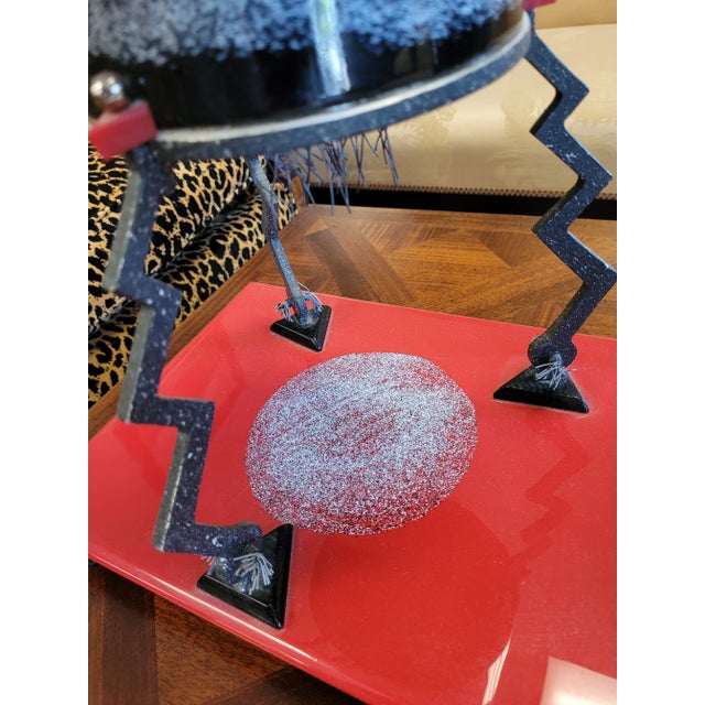 1980s 1980s Art Glass Sculpture by Bruce Pizzichello For Sale - Image 5 of 6