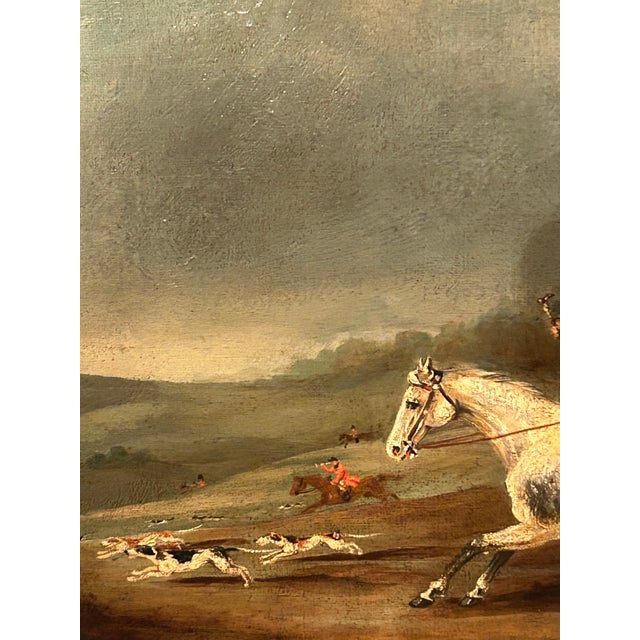 English Vintage Hunt Scene Paintings - A Pair For Sale - Image 3 of 12